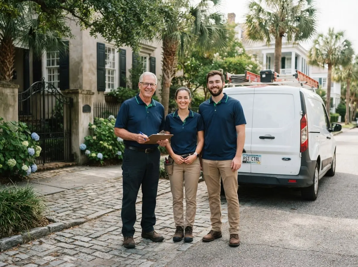 The PestDefender Pro team, pest control service in Charleston, SC